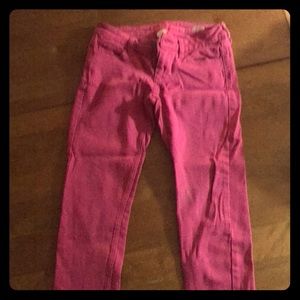 Pink jeans